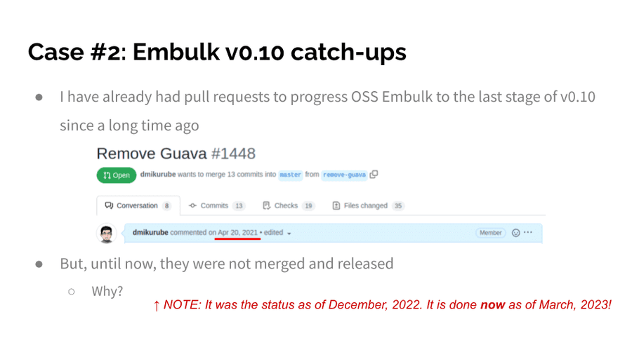 Slide: Case #2: Embulk v0.10 catch-ups
