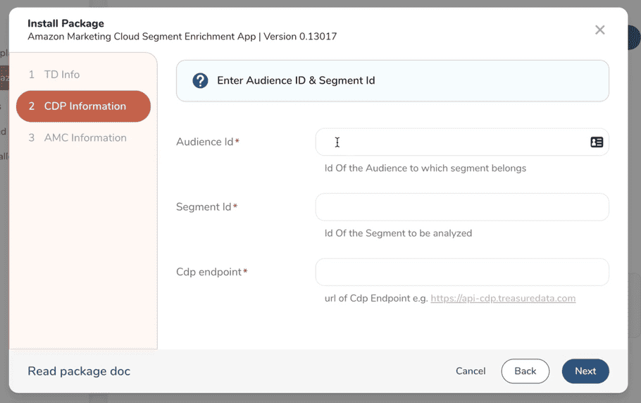 Configure CDP Info